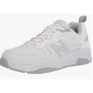 New Balance Women's 857 V3 Cross Trainer, White/Cyclone, 11 Wide